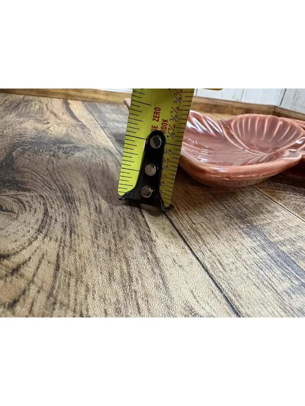 Vtg Lot Of 2 Butterfly Tray Trinket Dish 60-70s MCM Ceramic Red-Brown 6.5” Japan - Picture 7 of 7